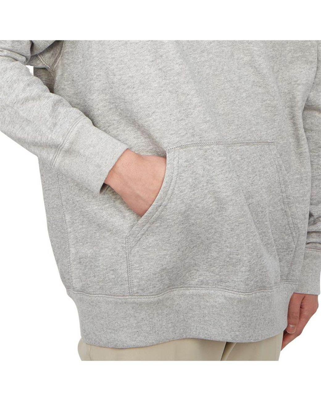 Isabel Marant Gray Organic Cotton-Blend Jersey Hoodie for men