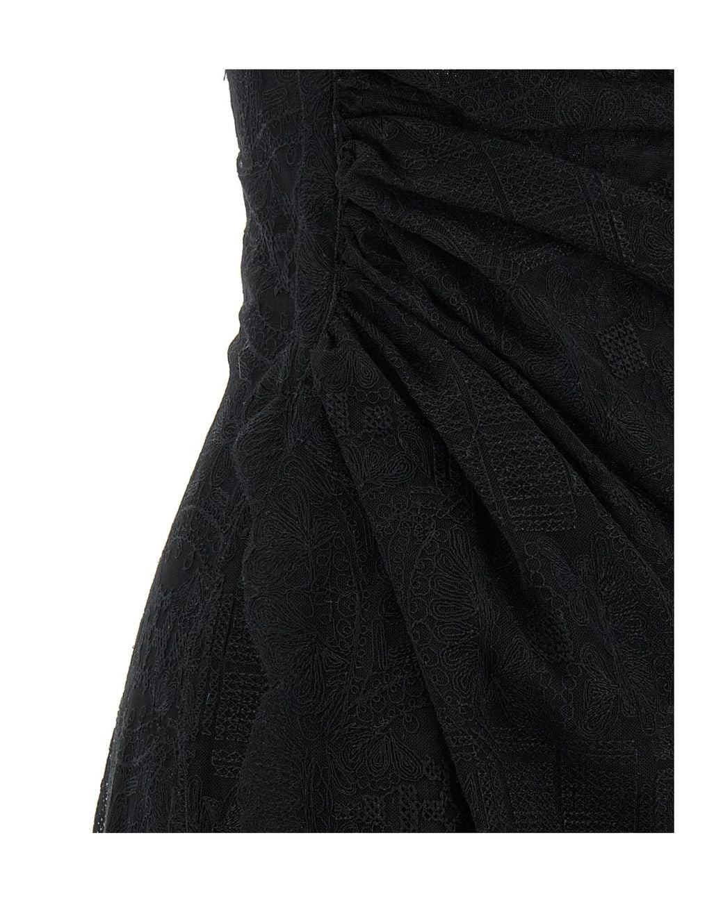 Ermanno Scervino Black Majolica Lace Dress