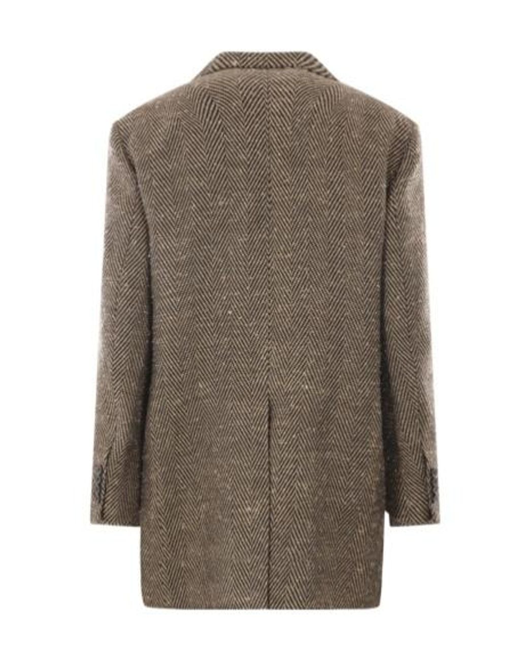 Dries Van Noten Brown Single-Breasted Blazer for men