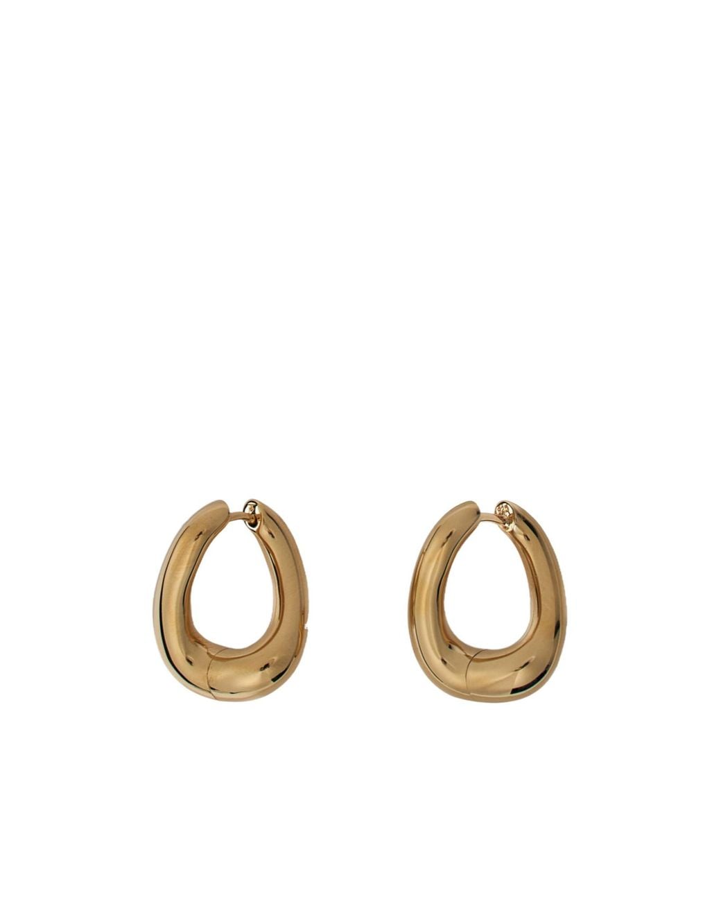 Tom Wood Metallic Twisted Loop Earrings for men