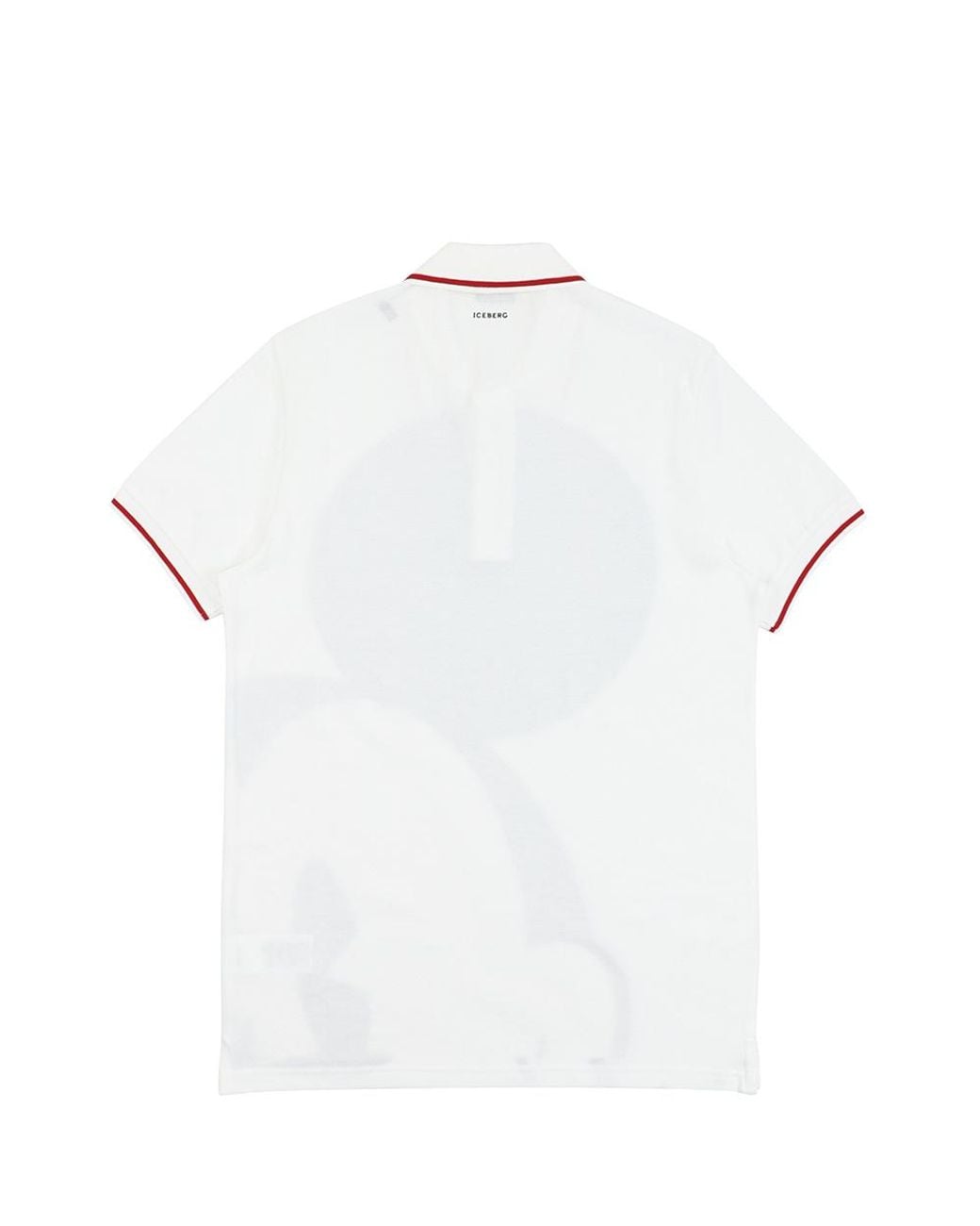Iceberg Black Printed Pattern Polo Shirt for men