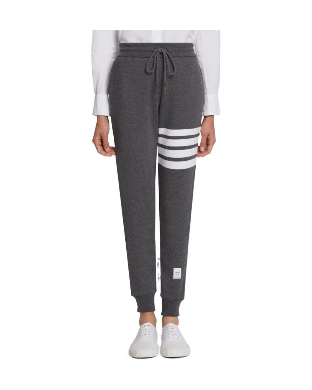 Thom Browne Gray 4-Bar Classic Sweatpants
