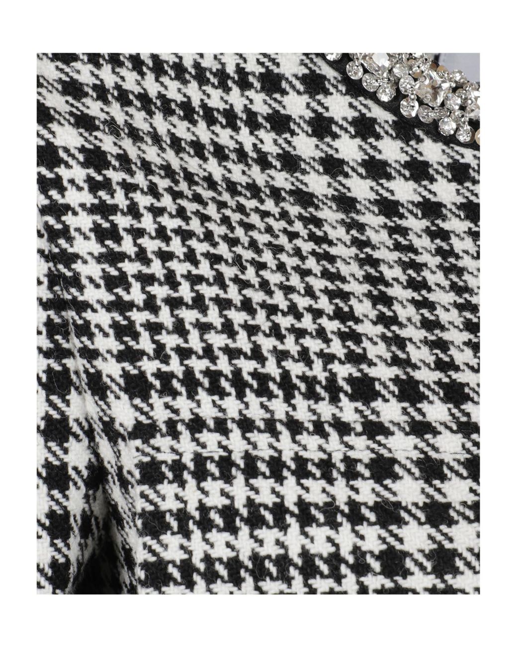 Self-Portrait Multicolor Patterned Casual Jacket