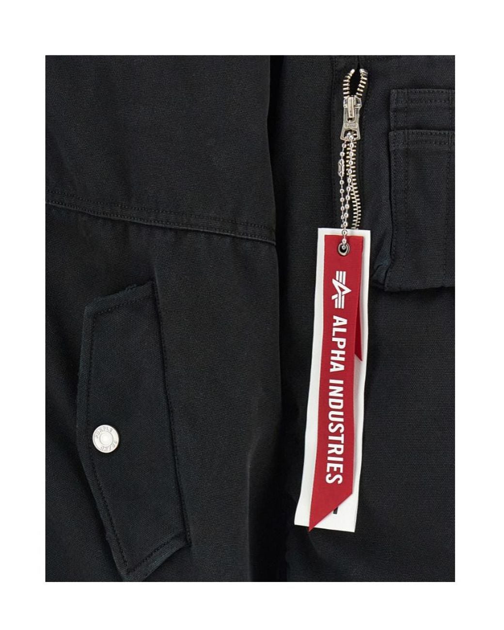 Purple Brand Black Alpha Industries X Reversible Bomber Jacket for men