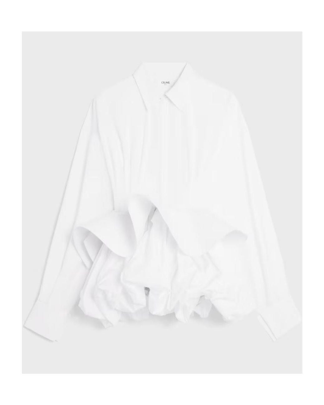 Céline White Shirt Dress