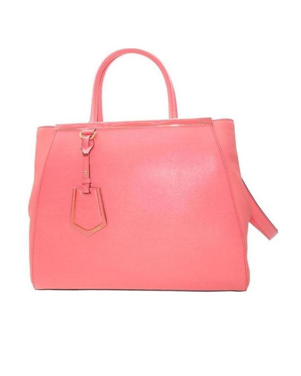 Fendi Pink Logo Handbag
