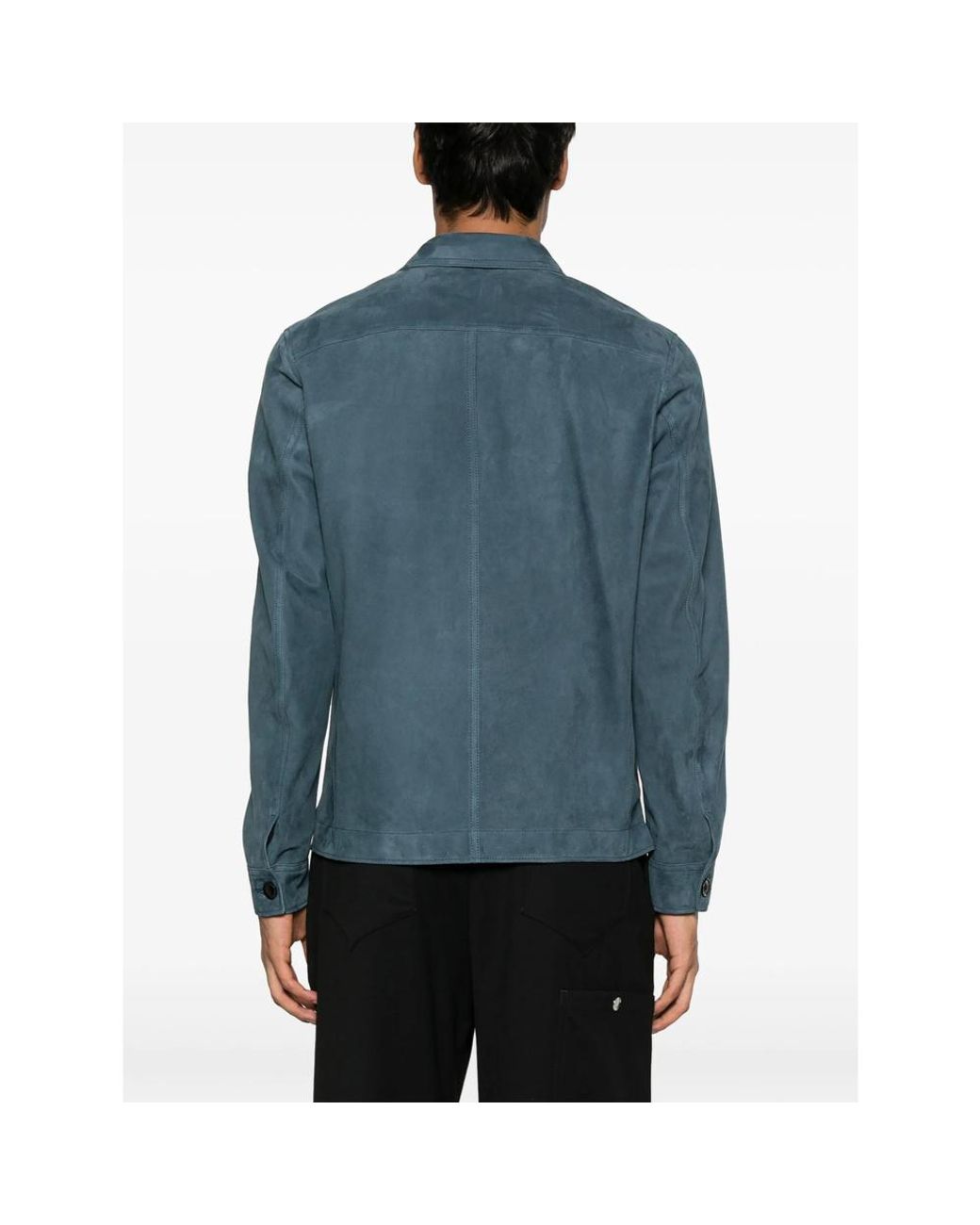 Tom Ford Blue Long Sleeve Casual Jacket for men