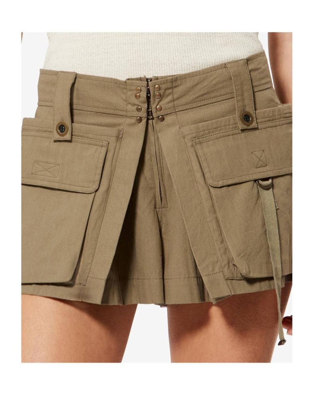 Isabel Marant Natural Barta Shorts