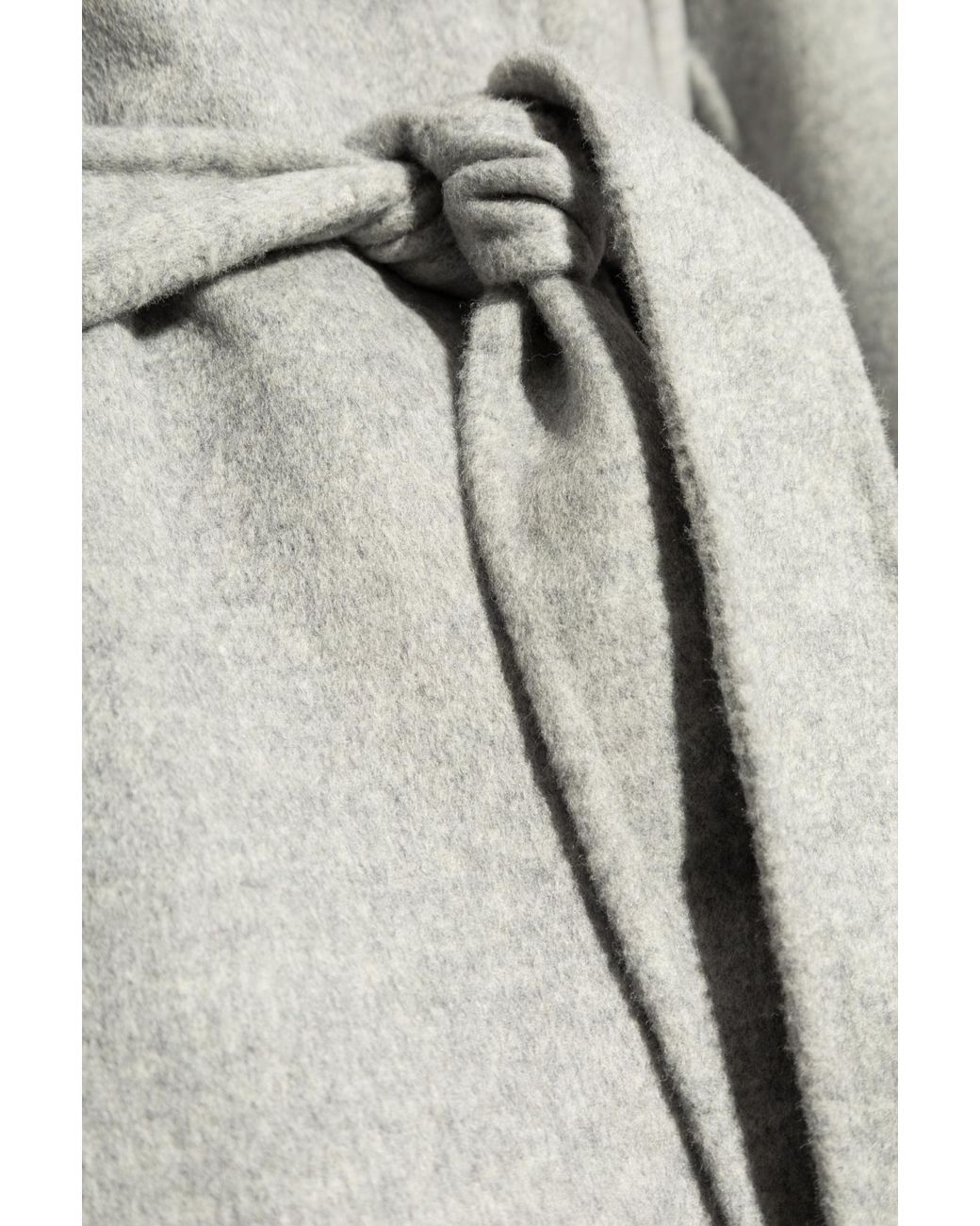 Fabiana Filippi Gray Mid-Lenght Coat