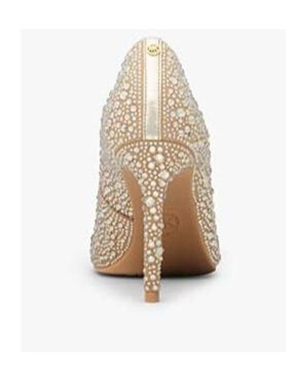 Michael Kors White Michael Alina Flex Embellished Pumps