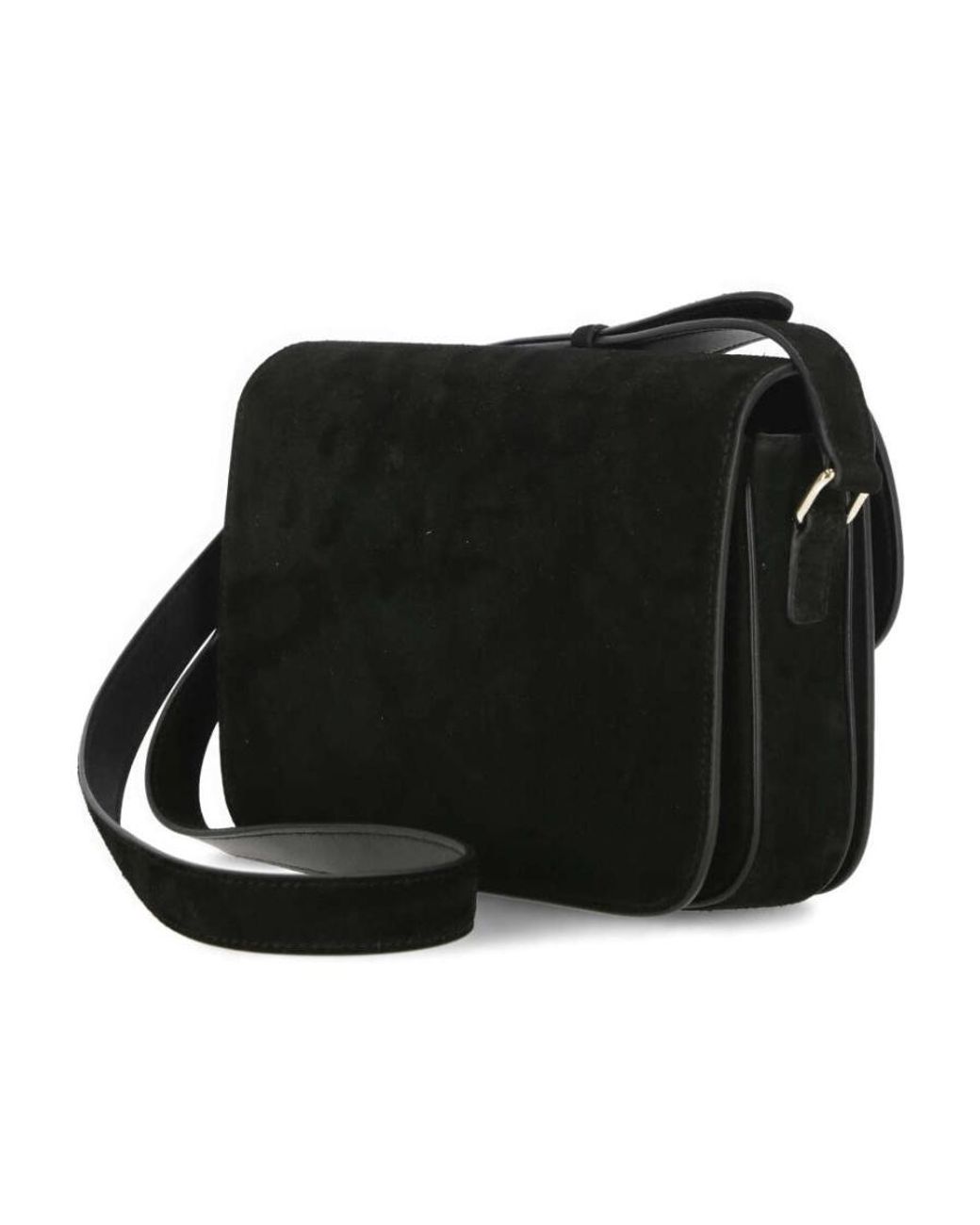 Céline Black Flip Shoulder Bag