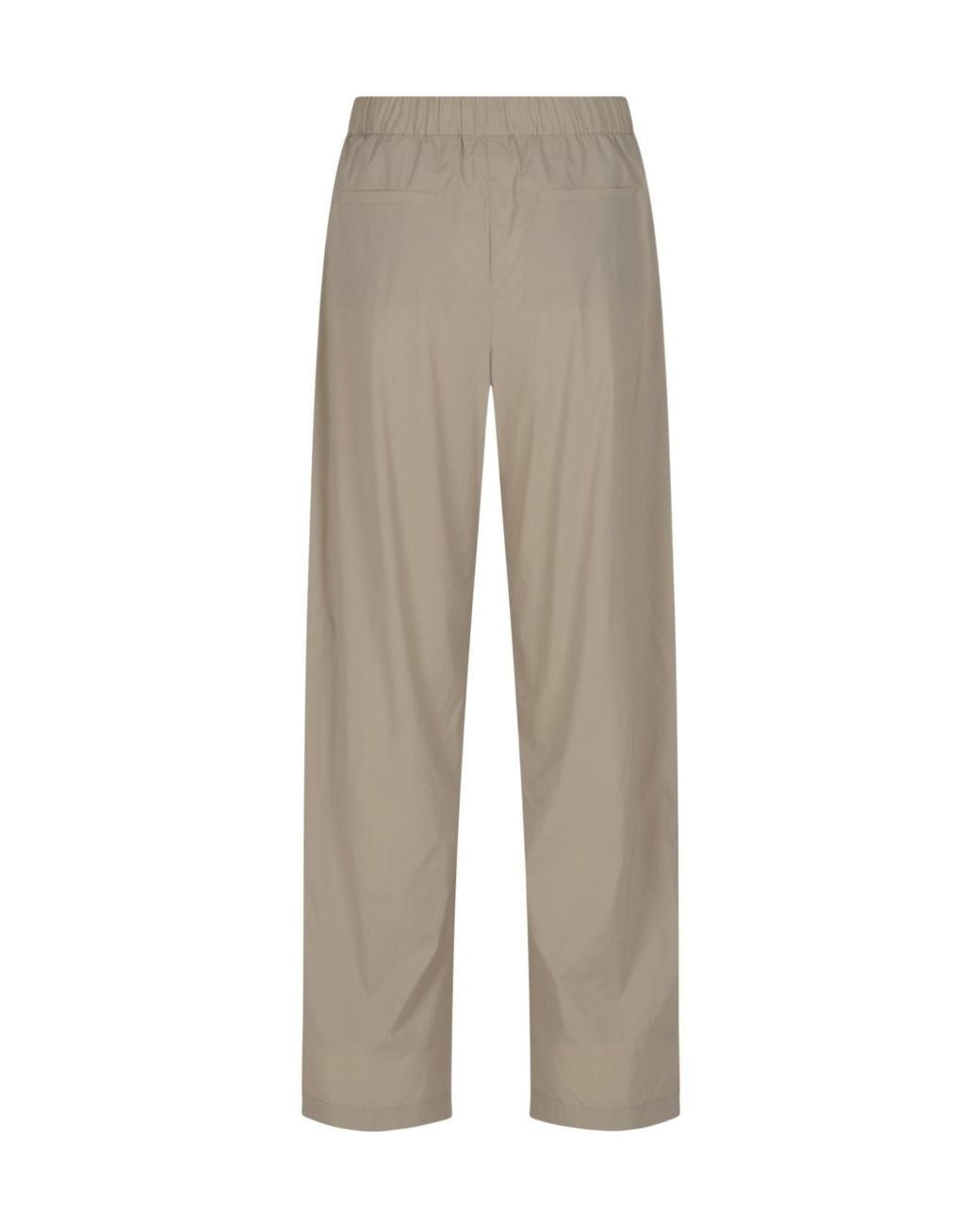 Herno Gray Pleated Drawstring Pants