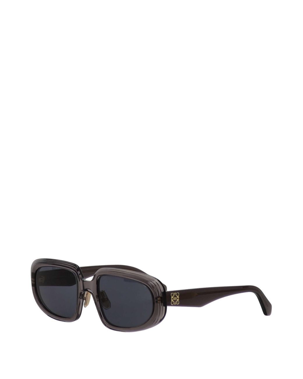 Loewe White Mini Anagram Steps Rectangular Sunglasses