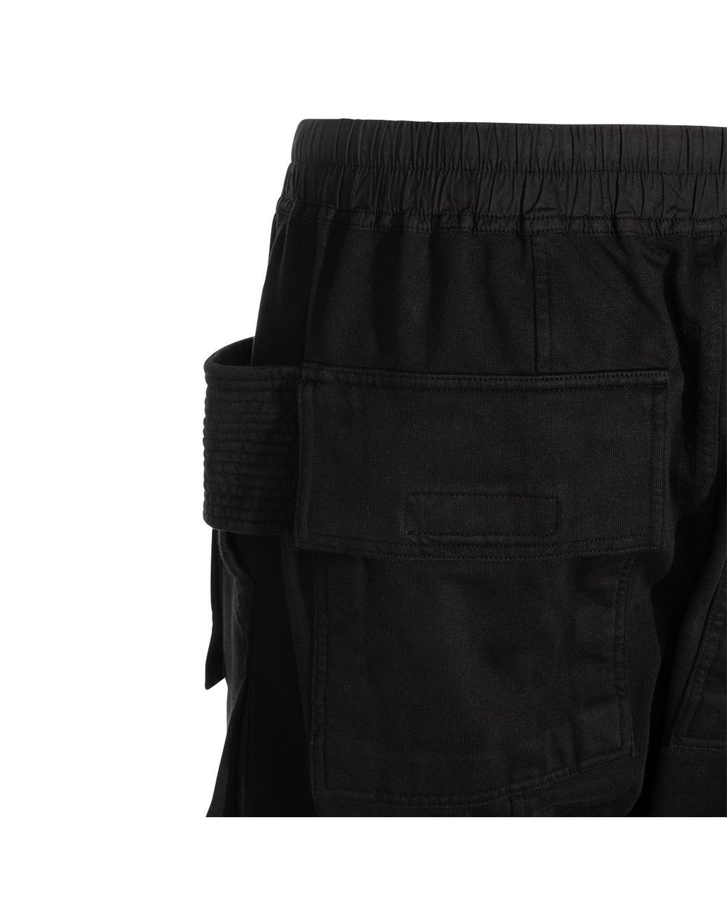 Rick Owens Black Drawstring Trousers for men