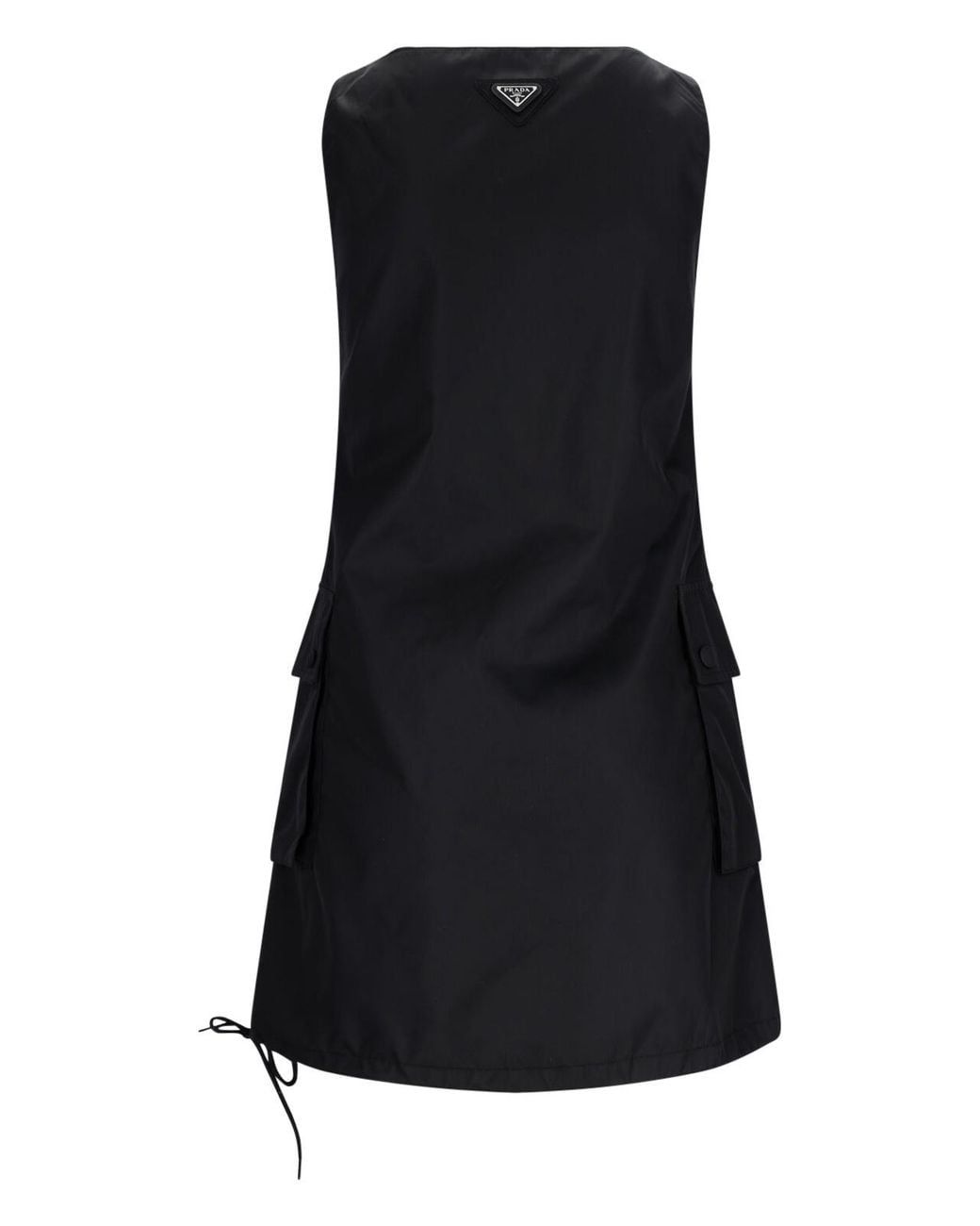 Prada Black Sleeveless Re-Nylon Dress