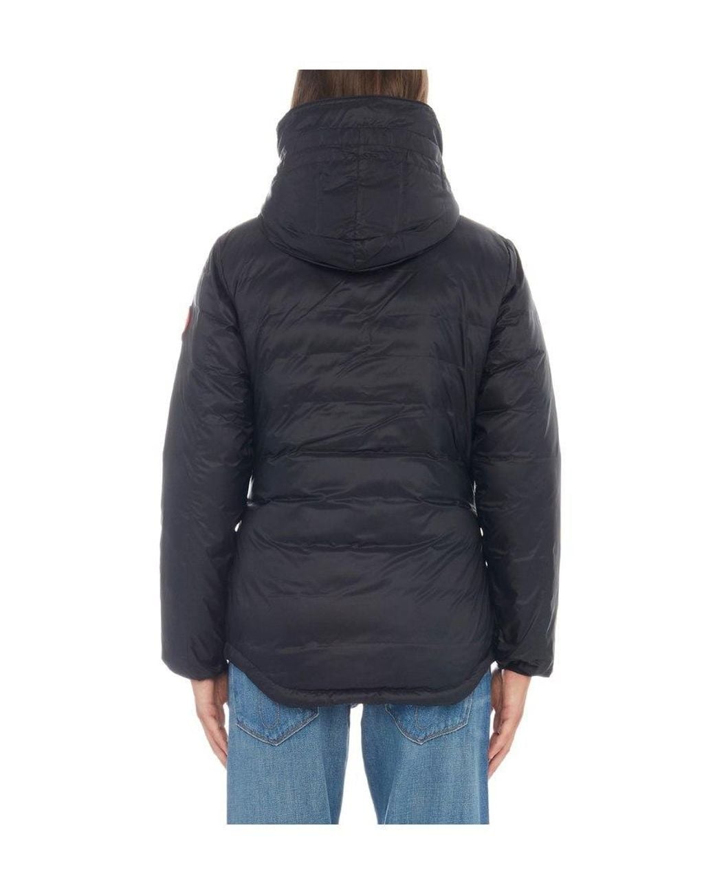 Canada Goose Black Hooded Down Jacket