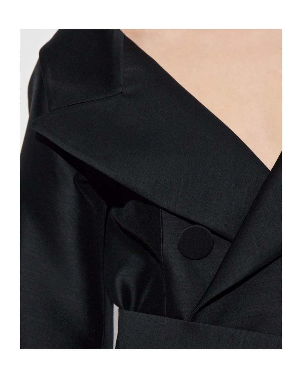 DSquared² Black Double-Breasted Long Coat