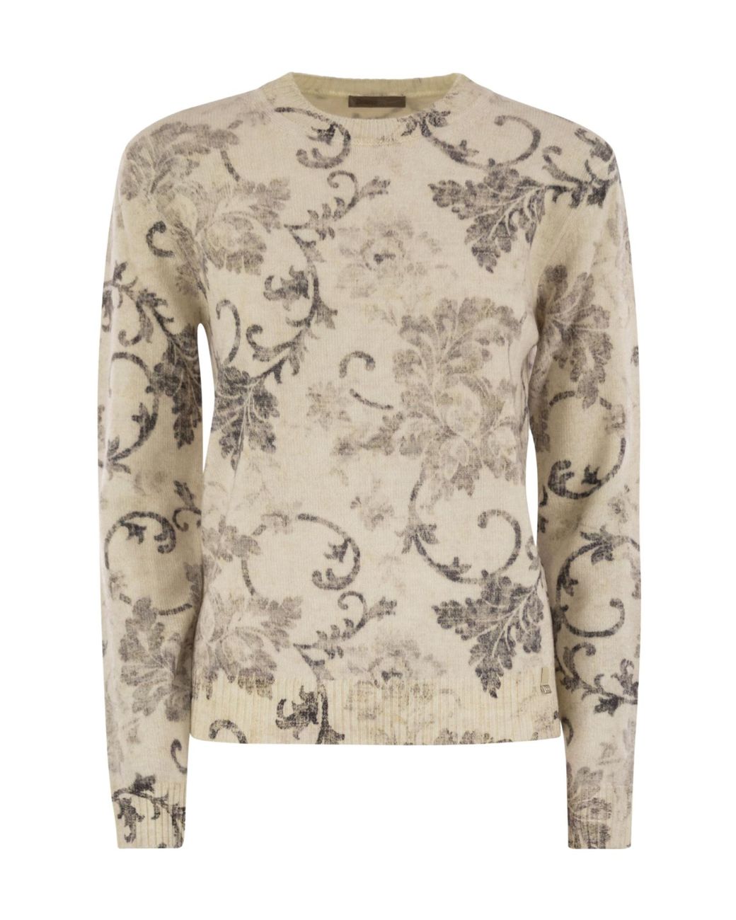 Herno Natural Printed Sweater