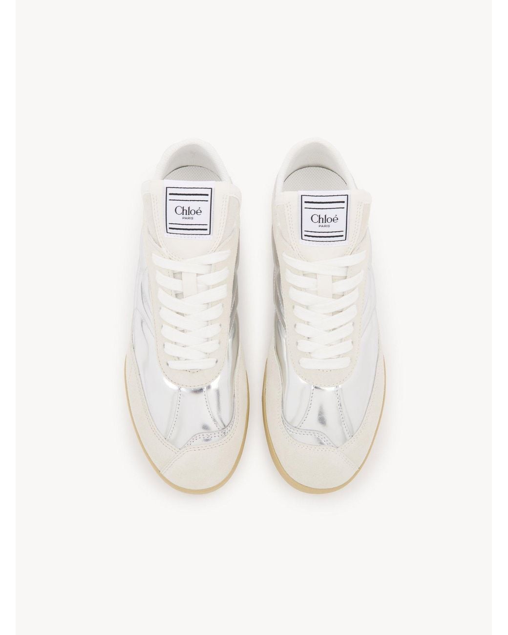 Chloé White Chloé Kick Sneakers