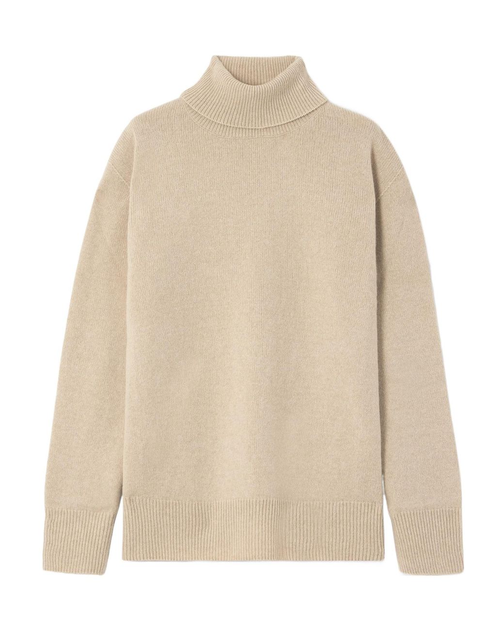 The Row Natural High-Neck Sweater