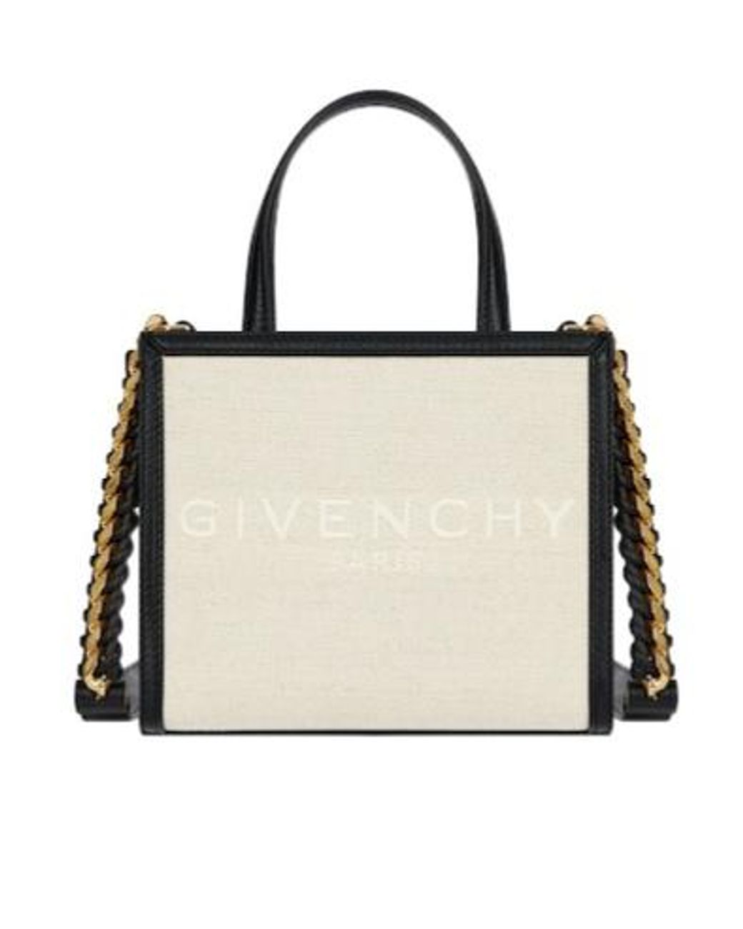 Givenchy Mini G Tote Shopping Bag in Natural | Lyst
