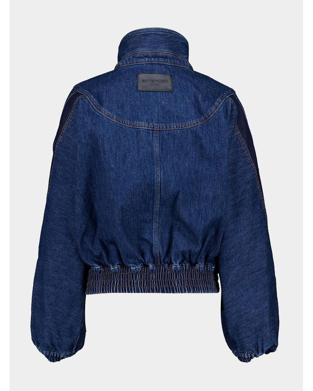 Givenchy Blue Denim Bomber Jacket