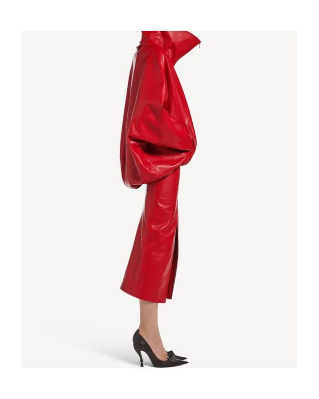 Balenciaga Red Round Jacket