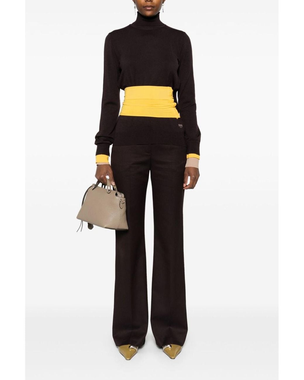 Fendi Black Turtlenecks
