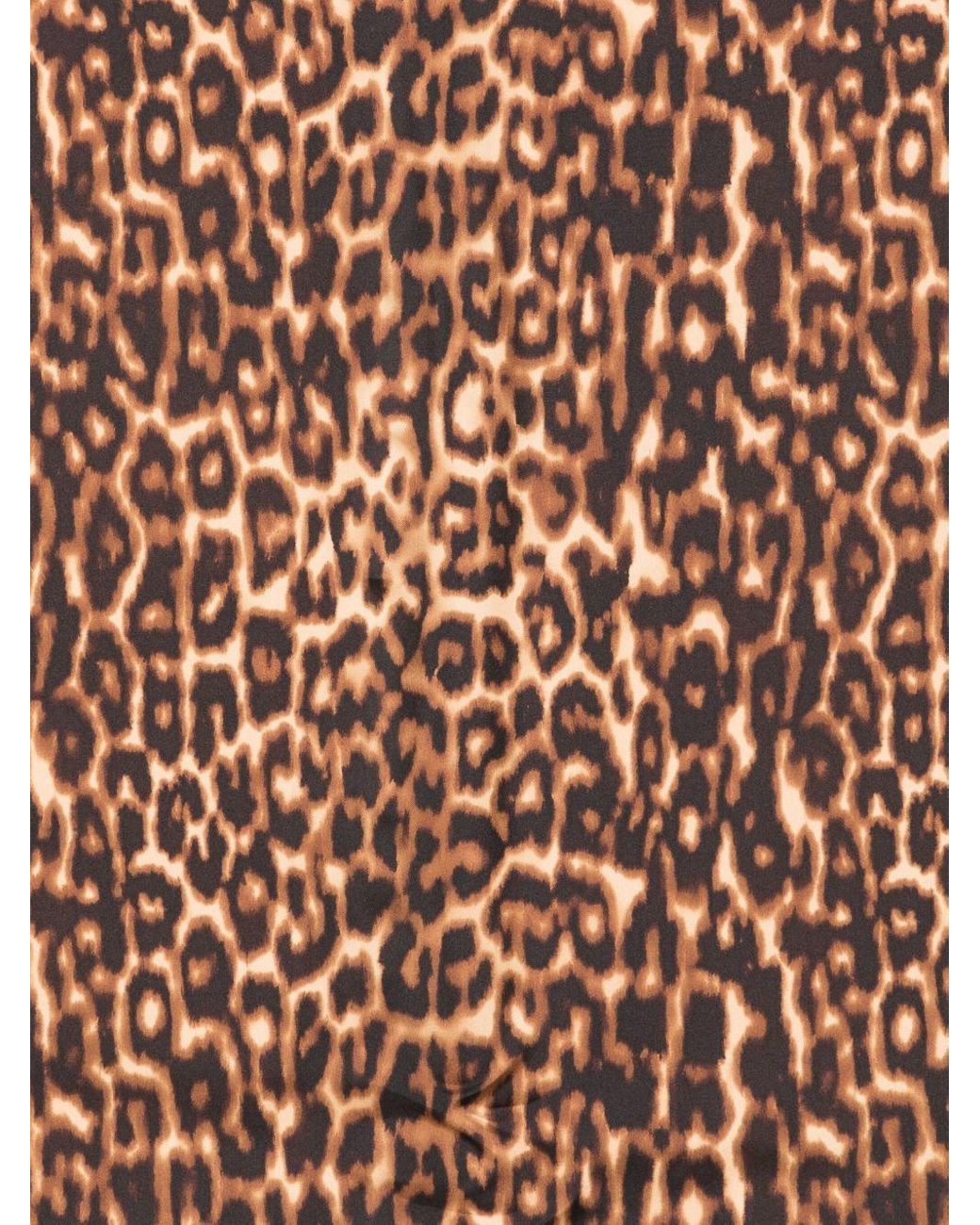 Lanvin Brown Pattern Scarf