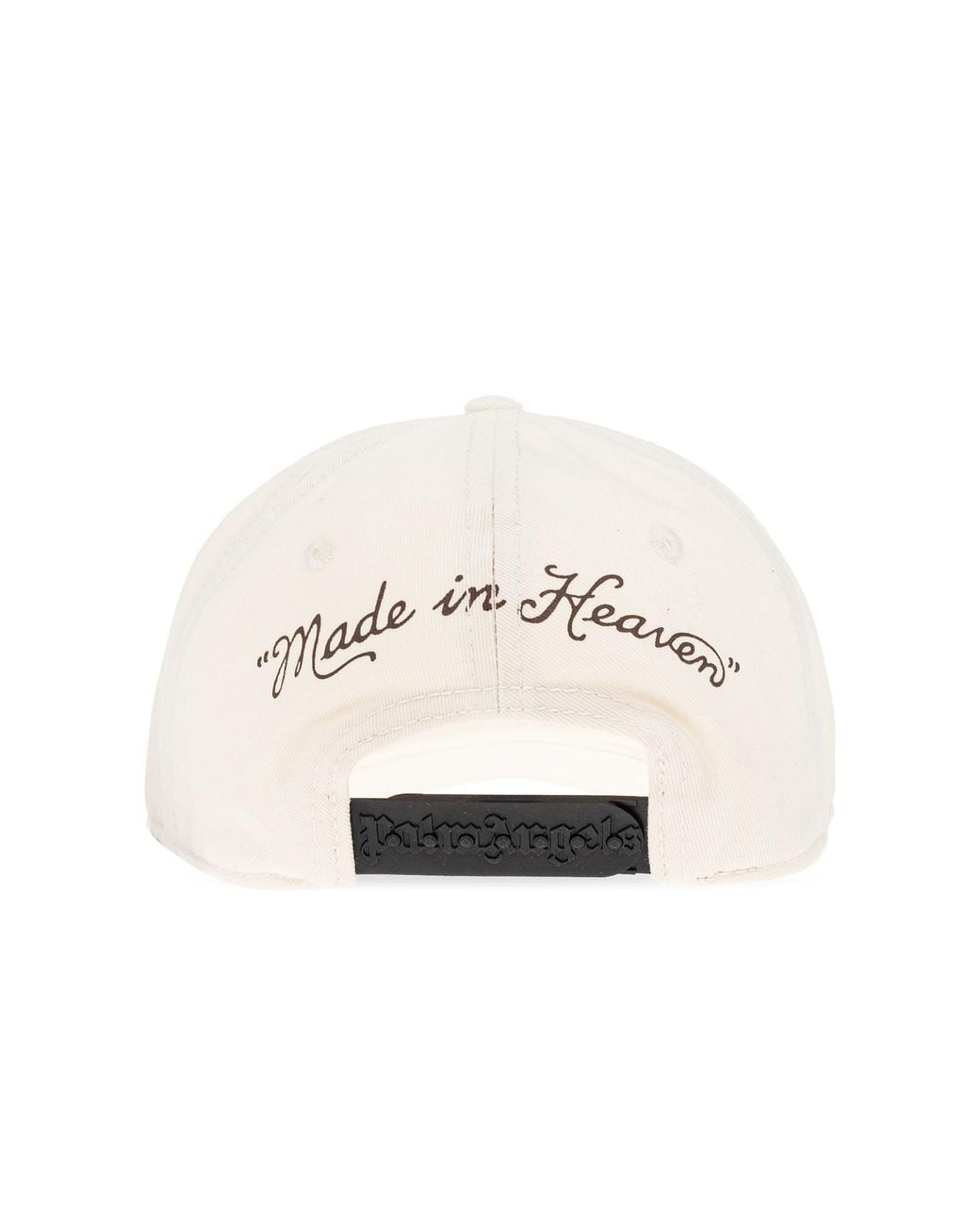Palm Angels White Logo Hat for men