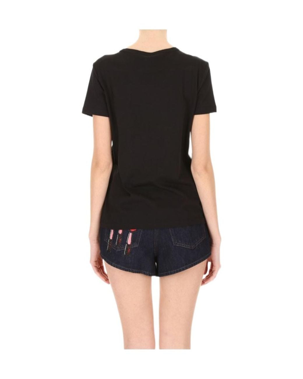 Valentino Black V-Neck T-Shirt