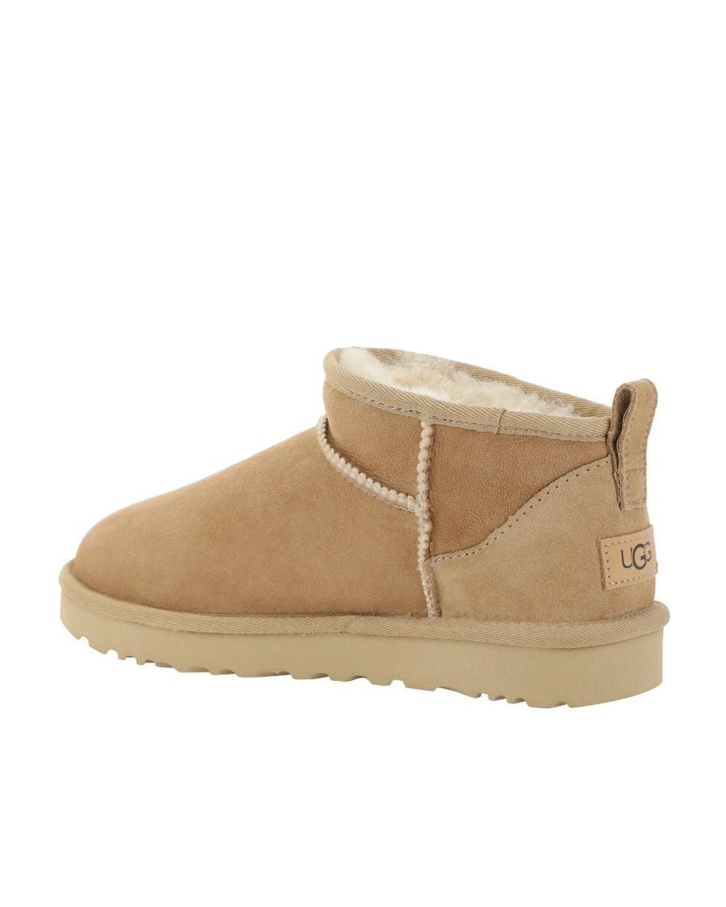 Ugg Natural Classic Ultra Mini Shearling Boots
