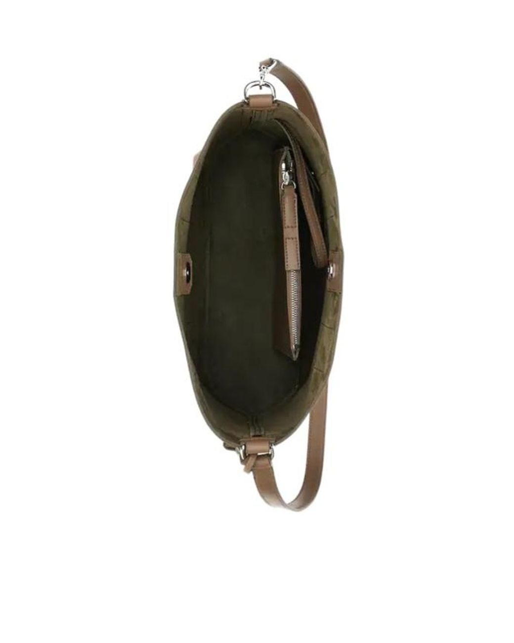 Hogan Brown Small Hocket Hobo Bag