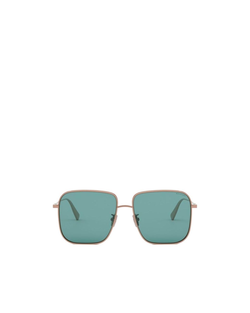 BVLGARI Green Bulgari Square Frame Sunglasses for men