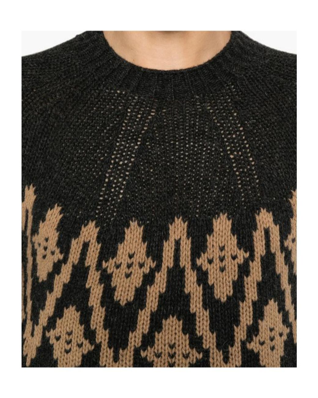 Dondup Black Long-Sleeved Knitwear for men