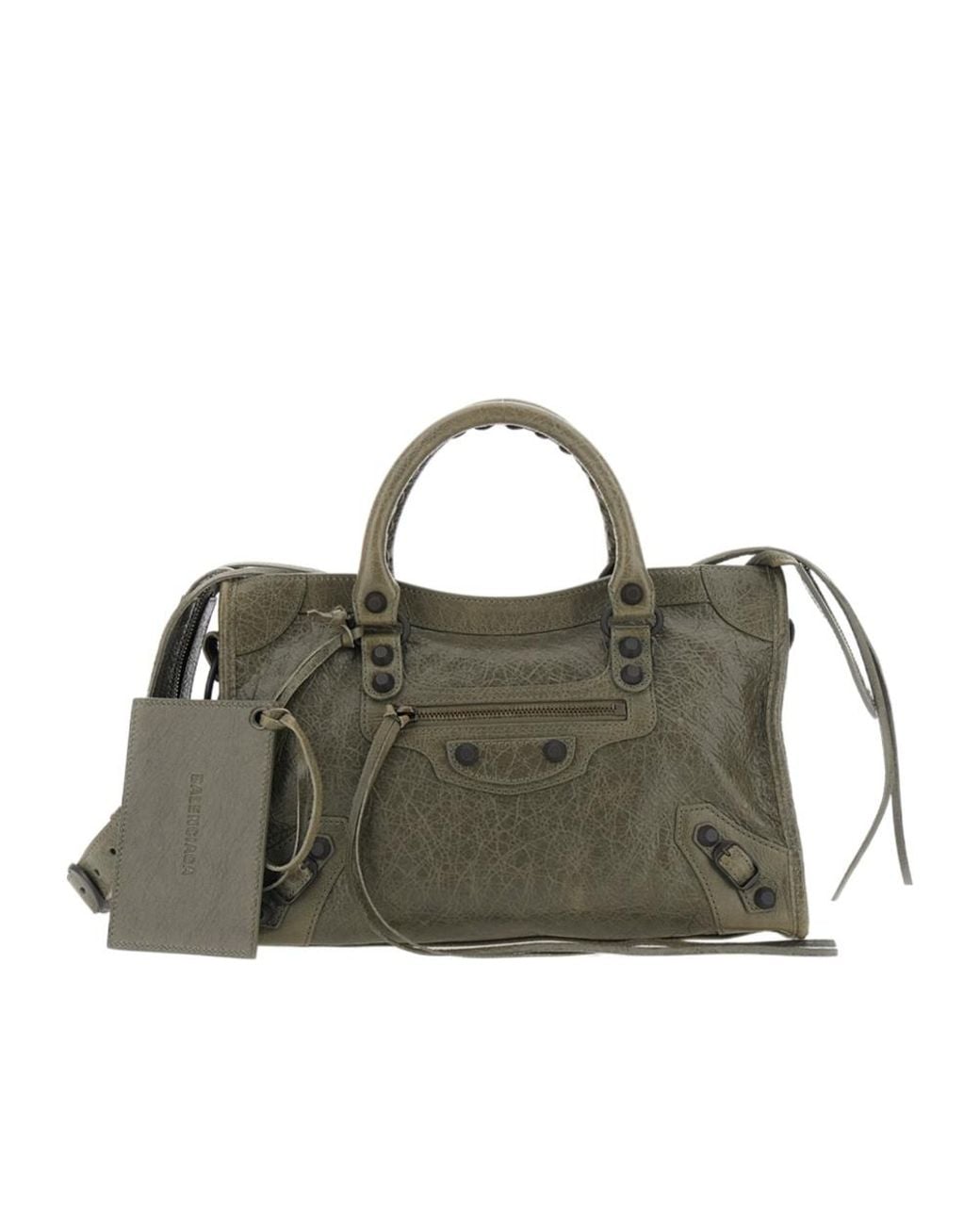 Balenciaga Green Le City Tote Bag