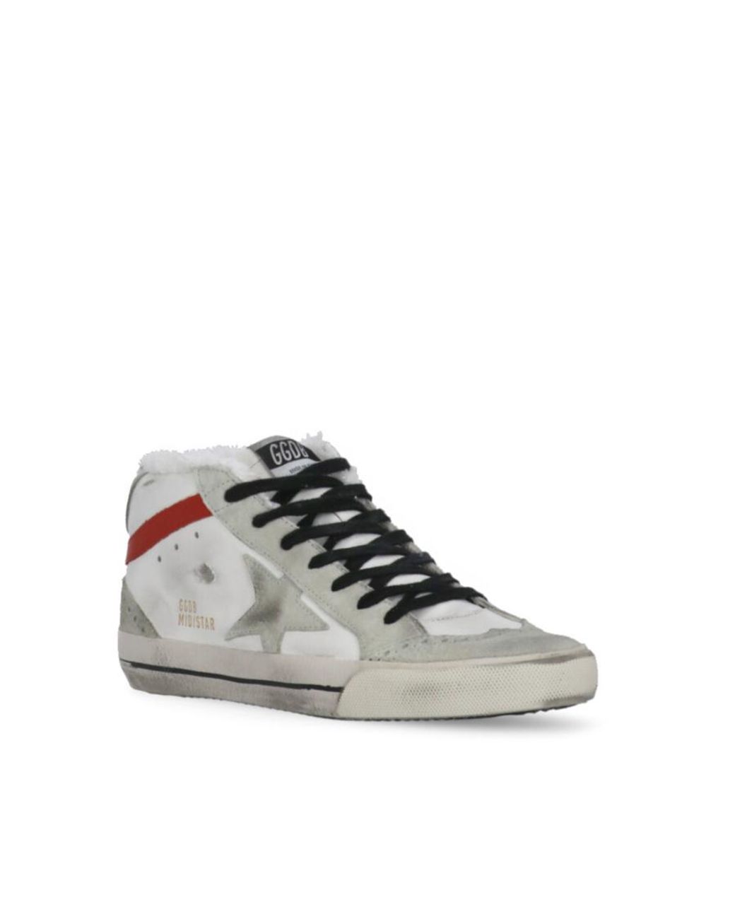 Golden Goose Deluxe Brand Brown Mid-Star Lace Up Sneakers