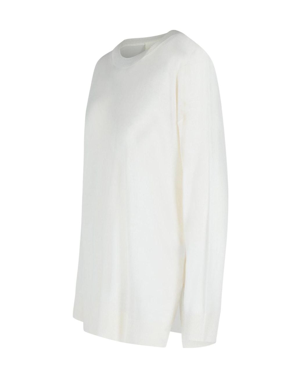 P.A.R.O.S.H. White P.A.R.O..H. Crewneck Knitted Jumper