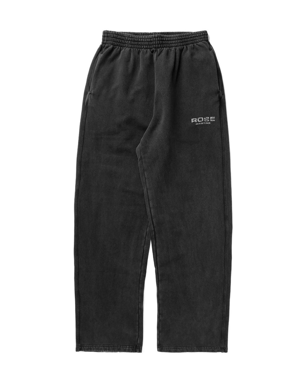 Martine Rose Black Logo Printed Jersey Track Pants for men