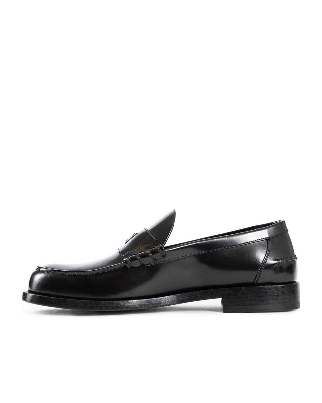 Givenchy Black Mr G Logo Plaque Loafers for men