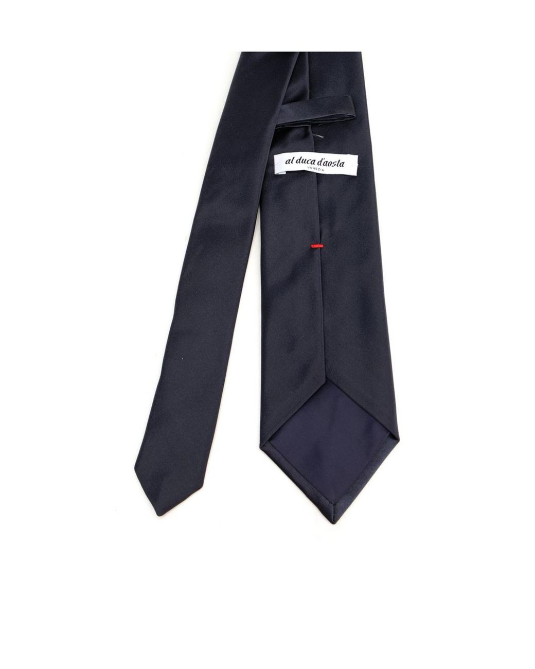 Al Duca D'aosta Blue Pointed-Tip Tie for men
