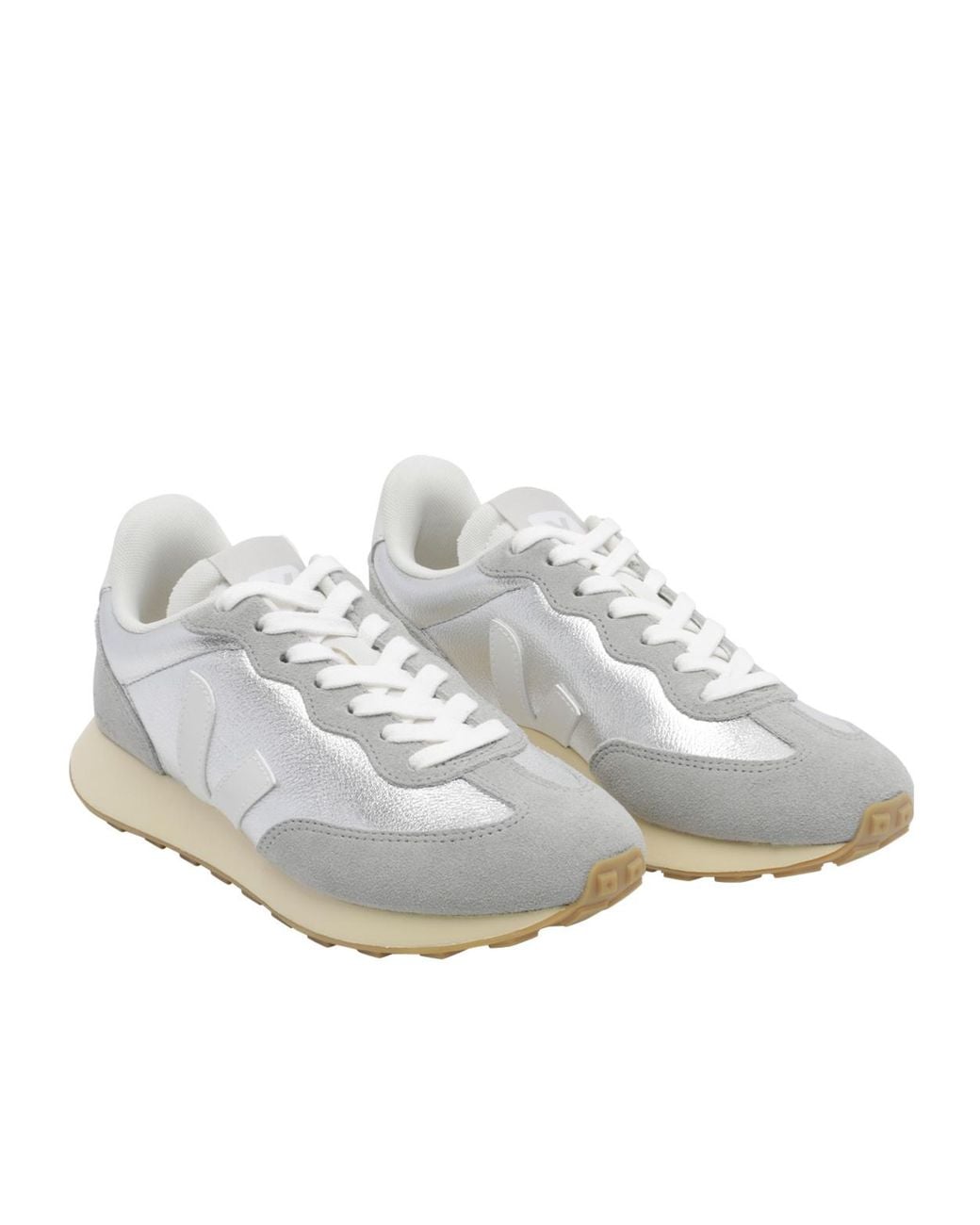 Veja White Rio Branco Ii Leather Oxford Sneakers