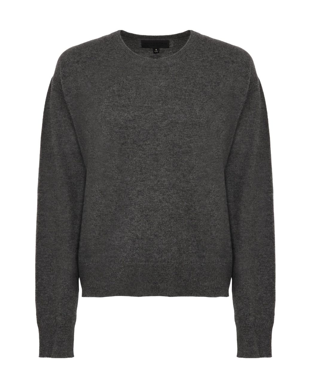 Nili Lotan Gray Itzel Crew Neck Knit Sweater