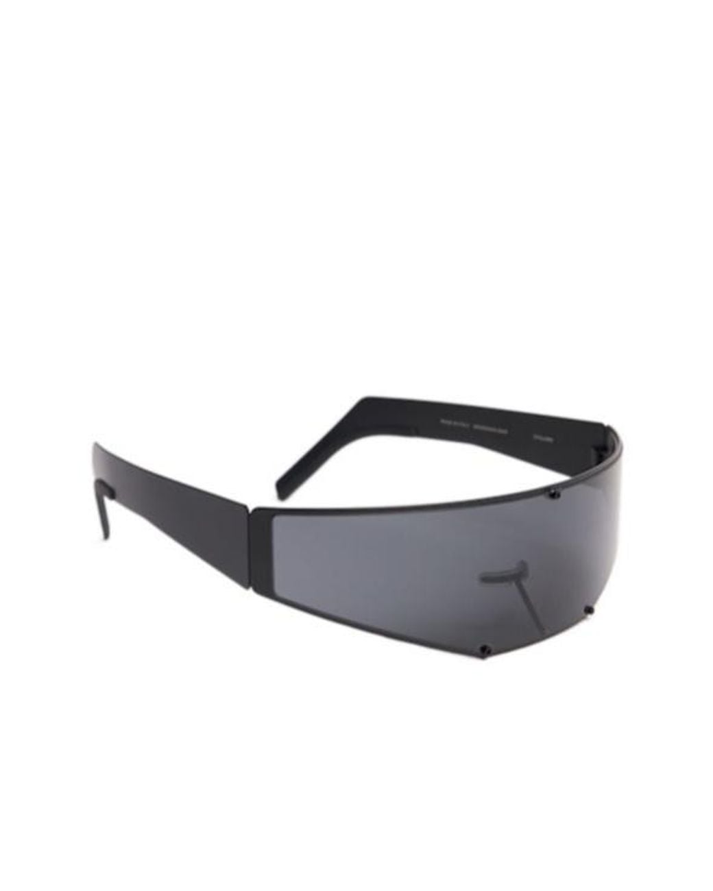 Rick Owens White Cyclops Steel Sunglasses for men