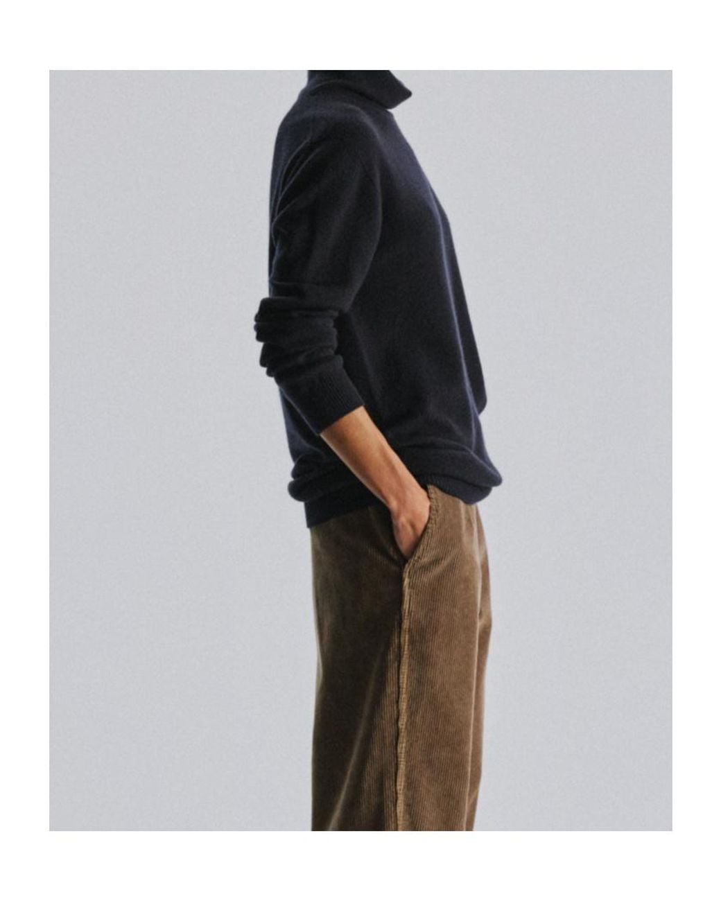 The Row Blue Priit Turtleneck