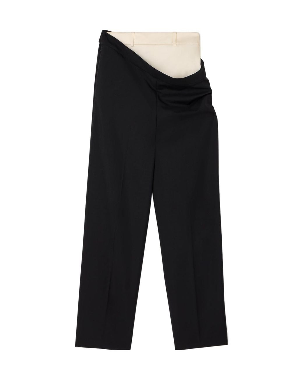 Rohe Black Double Waistband Trousers