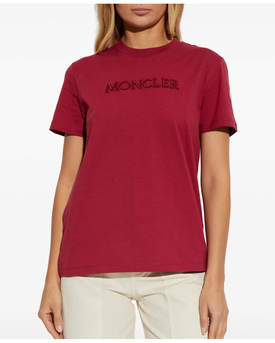Moncler Embroidered Logo T-Shirt