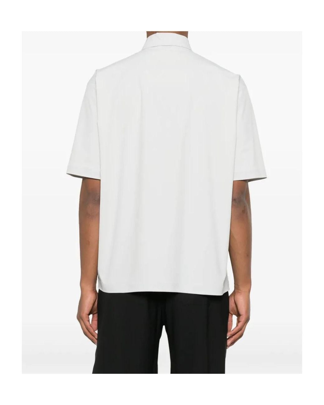 Herno White Short-Sleeved Shirt for men
