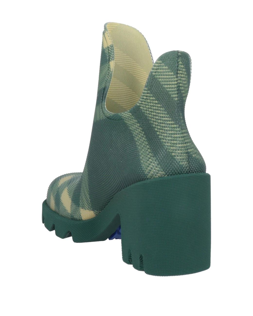 Burberry Green Rainproof Ankle Boots