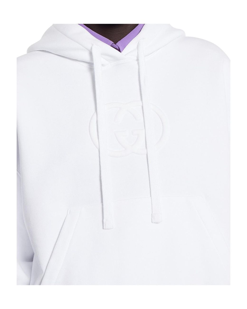 Gucci White Brushed Sweatshirt